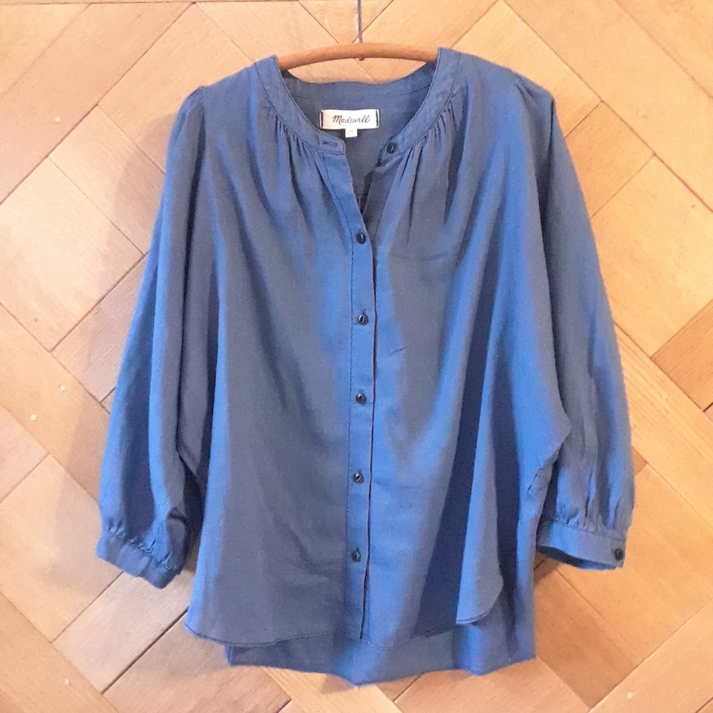 Madewell Chambray Blouse - X Small